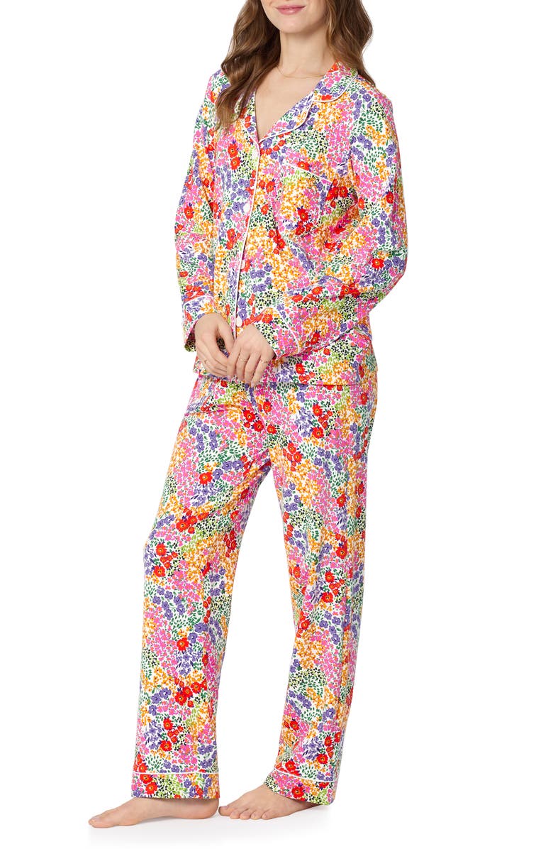 BedHead Pajamas Print Stretch Organic Cotton Pajamas, Alternate, color, 