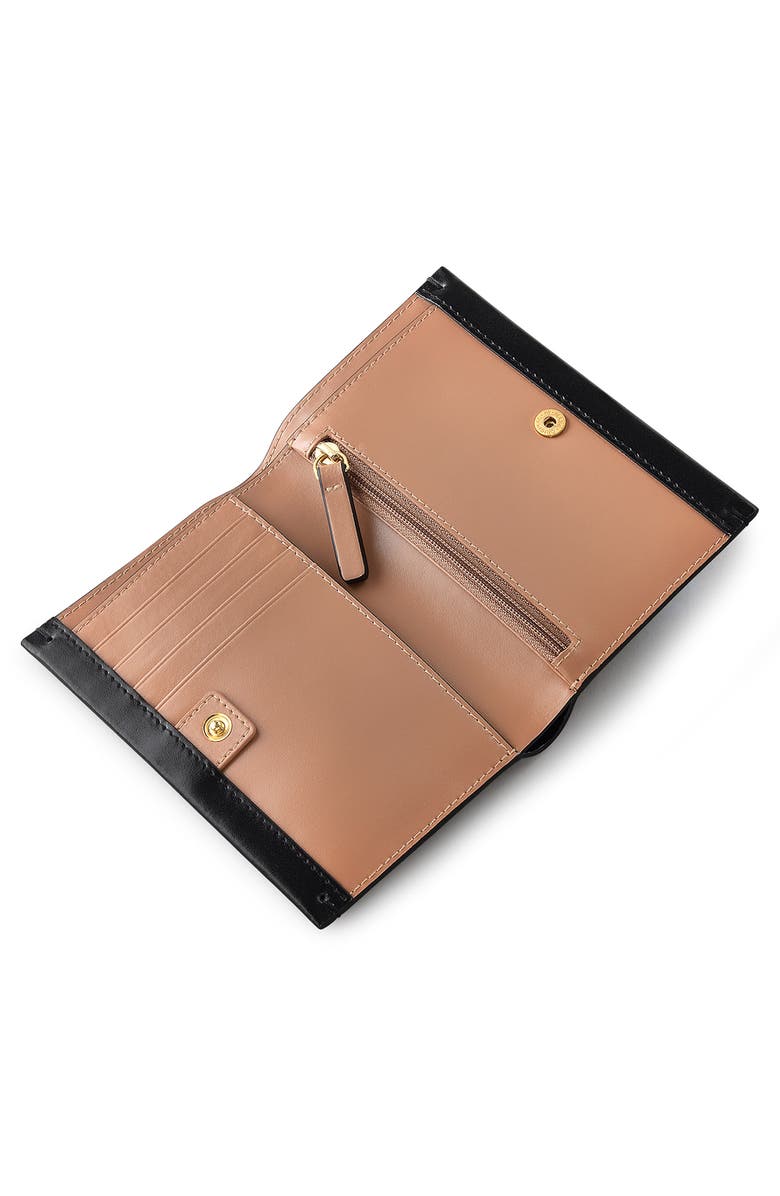 Radley Lexington Lane Medium Bifold Leather Wallet, Alternate, color, Black