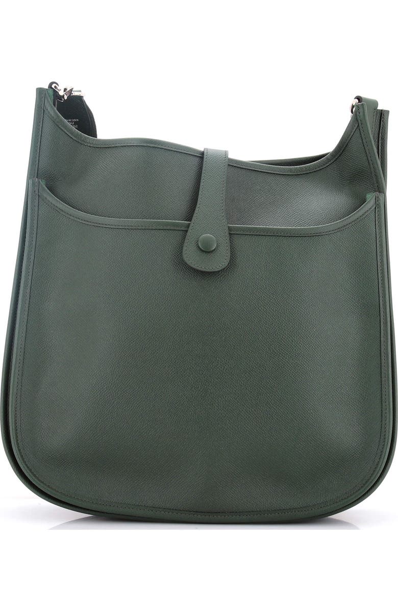 Pre-Owned Hermes Evelyne Bag Gen III Epsom GM, Alternate, color, Vert Anglais