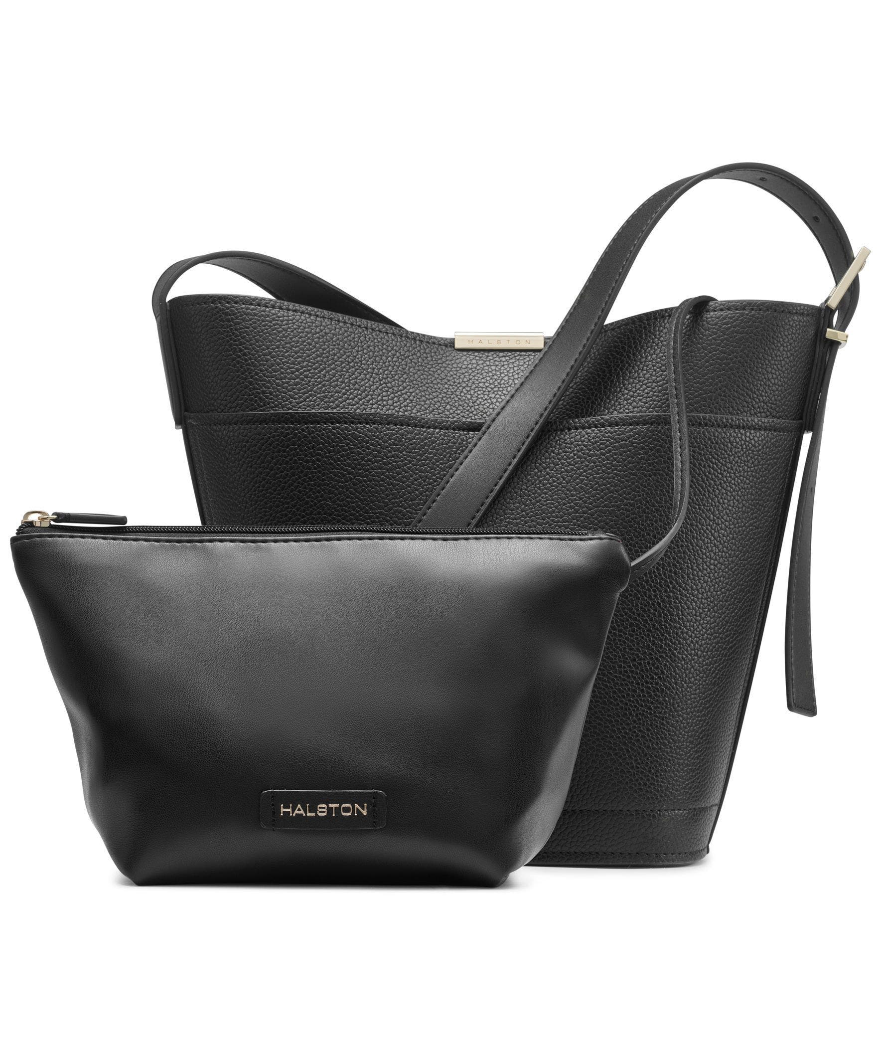 HALSTON Jagger Large Bucket Bag, Main, color, 