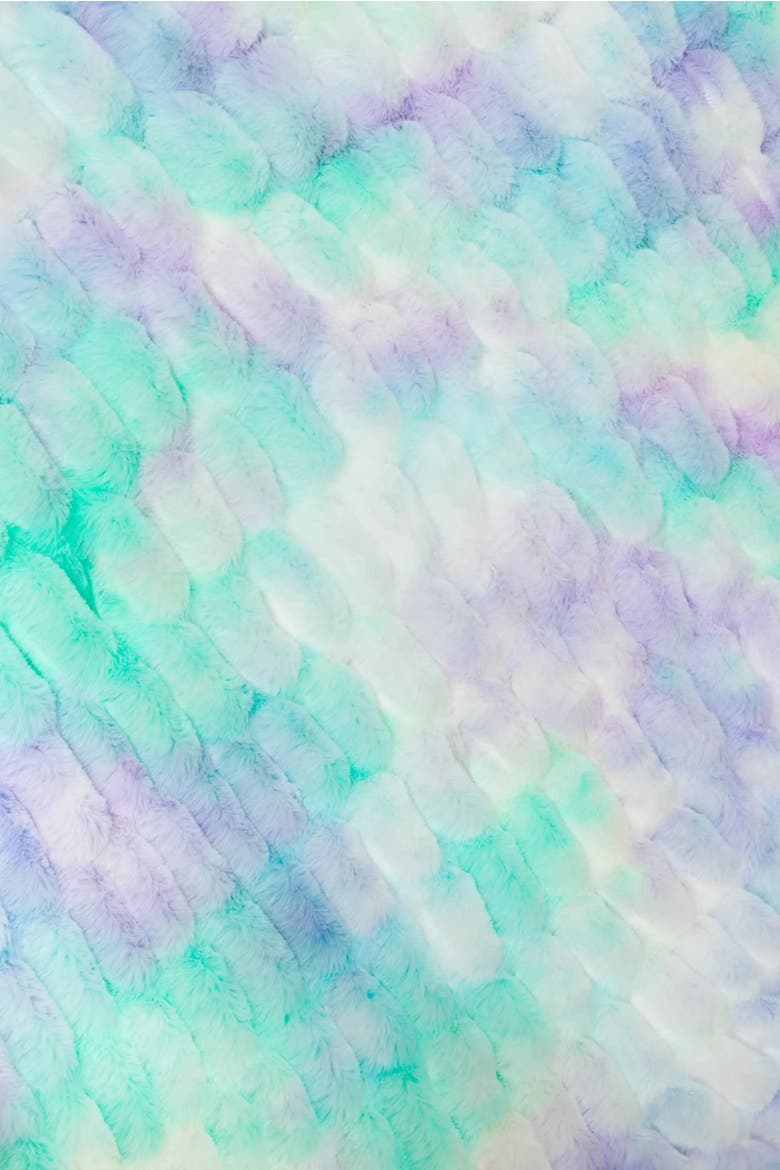Ultra Plush Throw Snuggle Blanket, Alternate, color, Blue, Pastel Purple, White