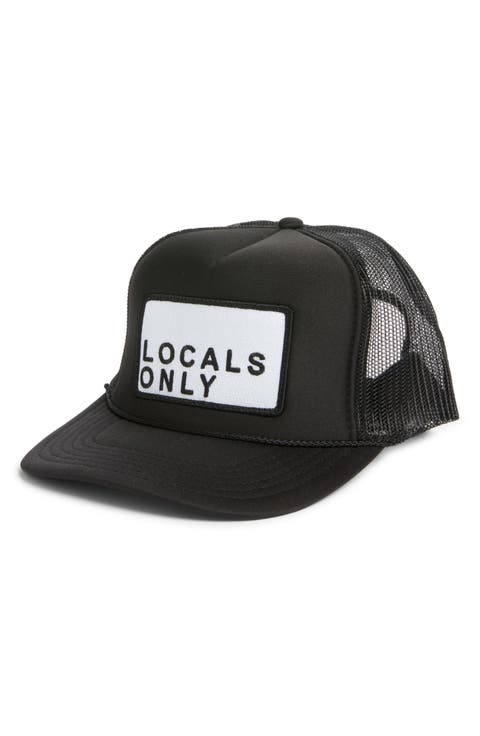 Locals Only Patch Trucker Hat