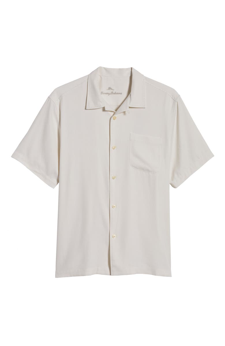 Tommy Bahama Hawaiian Herringbone Shirt, Alternate, color, Continental