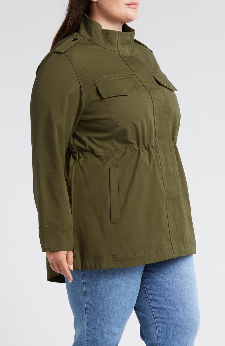 Universal Standard Vineyard Stretch Twill Jacket, Alternate, color, Ivy