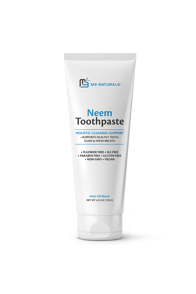 Fluoride-Free Neem Herbal Toothpaste, Mint, 4.23 oz, Main, color, 1 Pack