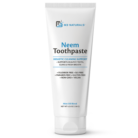Fluoride-Free Neem Herbal Toothpaste, Mint, 4.23 oz