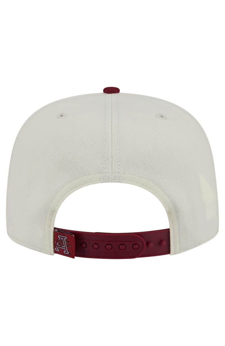 New Era Men's New Era White Arkansas Razorbacks Collegiate 9FIFTY A-Frame Snapback Hat, Alternate, color, 