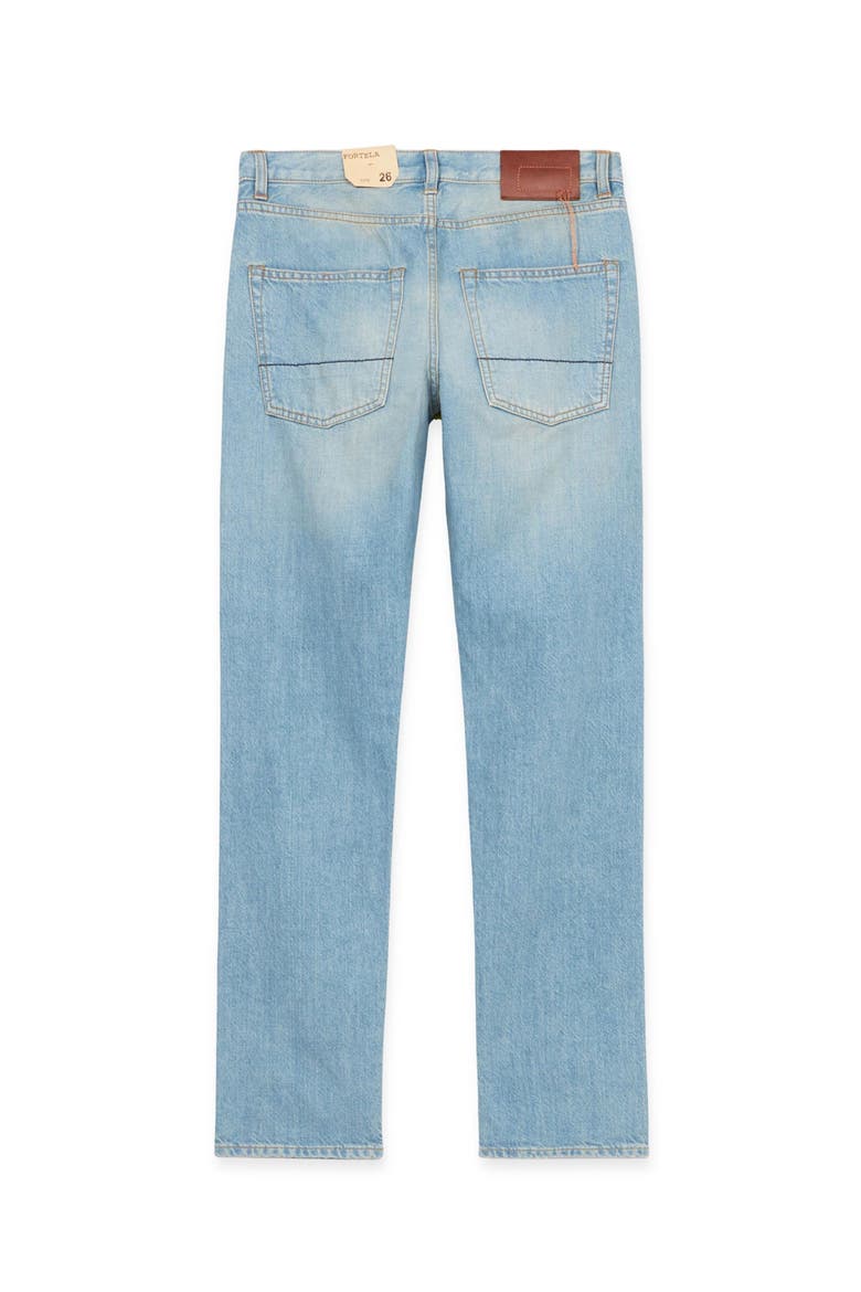966 John Stone Wash 5-Pocket Regular Fit Denim Trousers, Alternate, color, D250