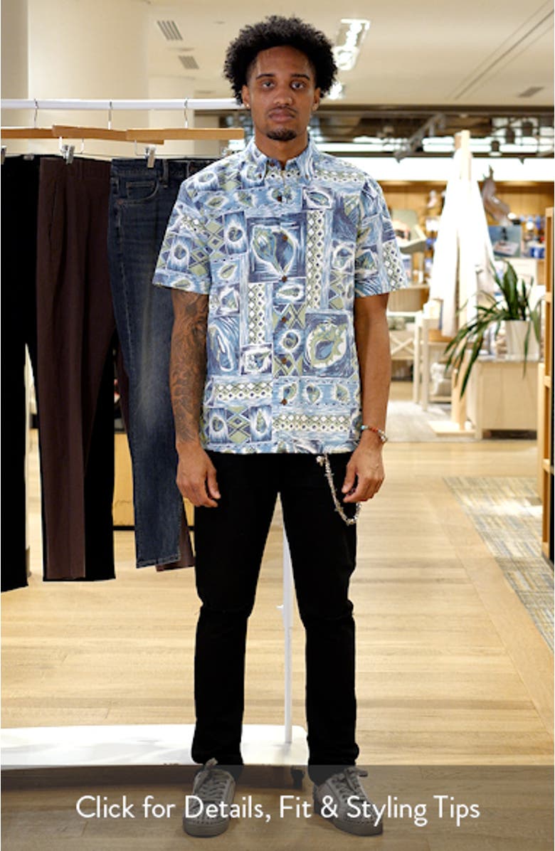 King's Shells Short Sleeve Cotton Button-Down Shirt, sales video thumbnail