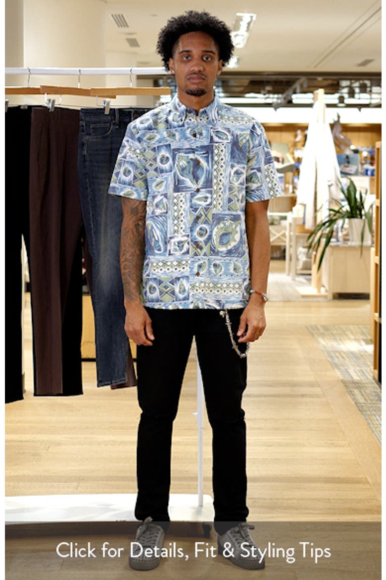 King's Shells Short Sleeve Cotton Button-Down Shirt video