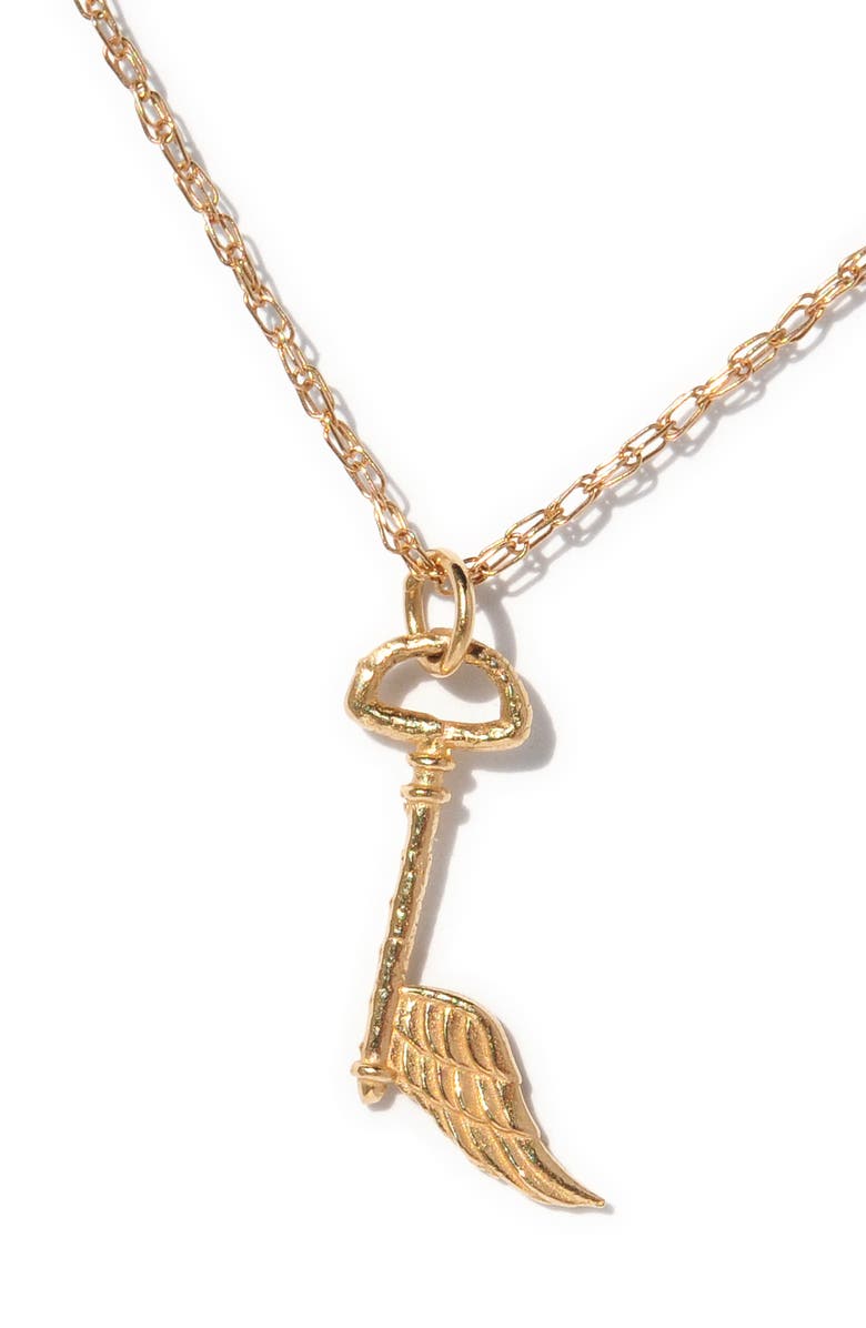 Sofia Zakia Angel Key Pendant Necklace, Main, color, 