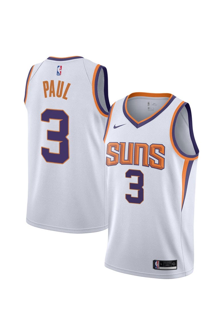 Youth Nike Chris Paul White Phoenix Suns Swingman Jersey - Association Edition, Main, color, White