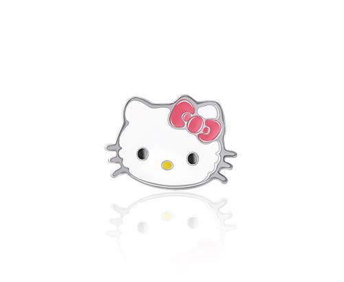 Hello Kitty Stainless Steel Cartilage Stud In White