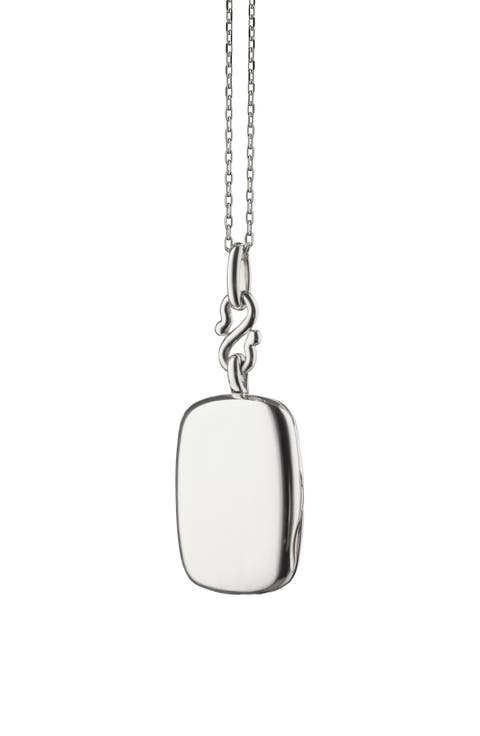 Britt Rectangle Locket Necklace
