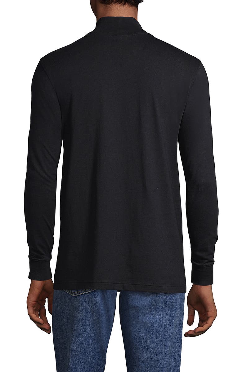 Lands' End Super-T Mock Turtleneck, Alternate, color, 