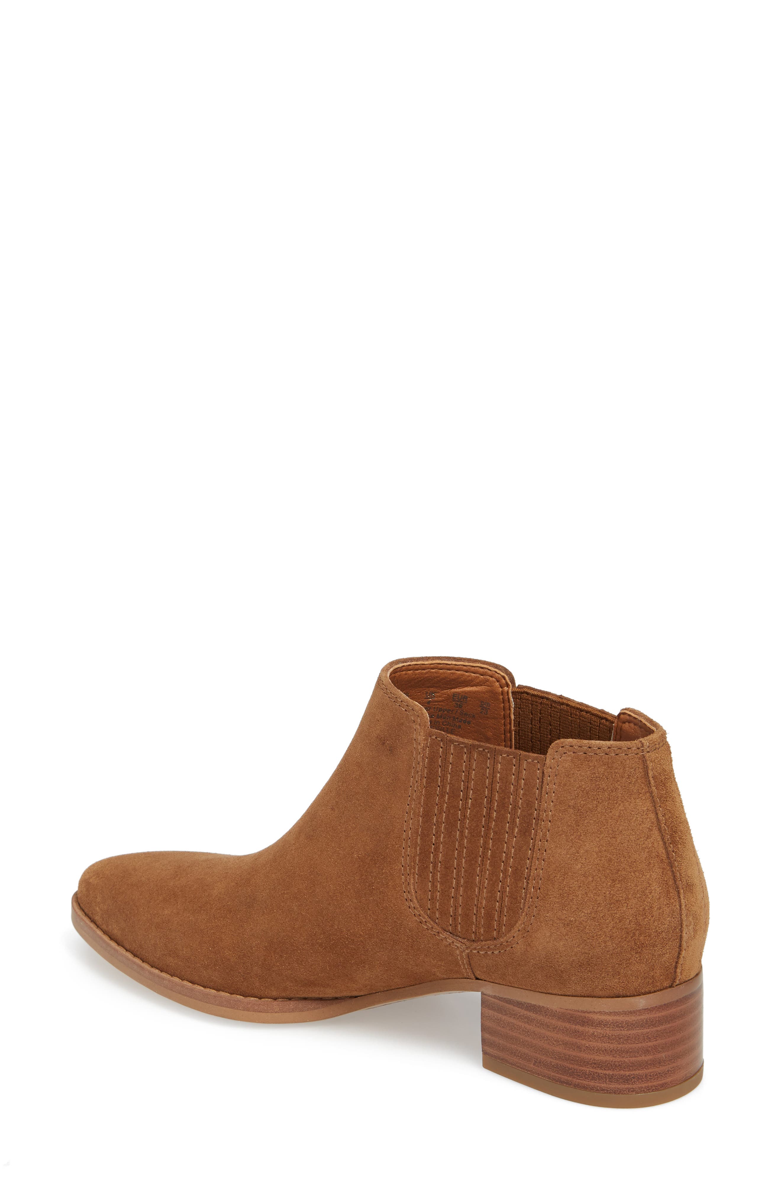 Seville Bootie, Alternate, color, TOASTED BARLEY SUEDE
