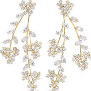 EYE CANDY LOS ANGELES Serenity Leaf Dangle Drop Earrings