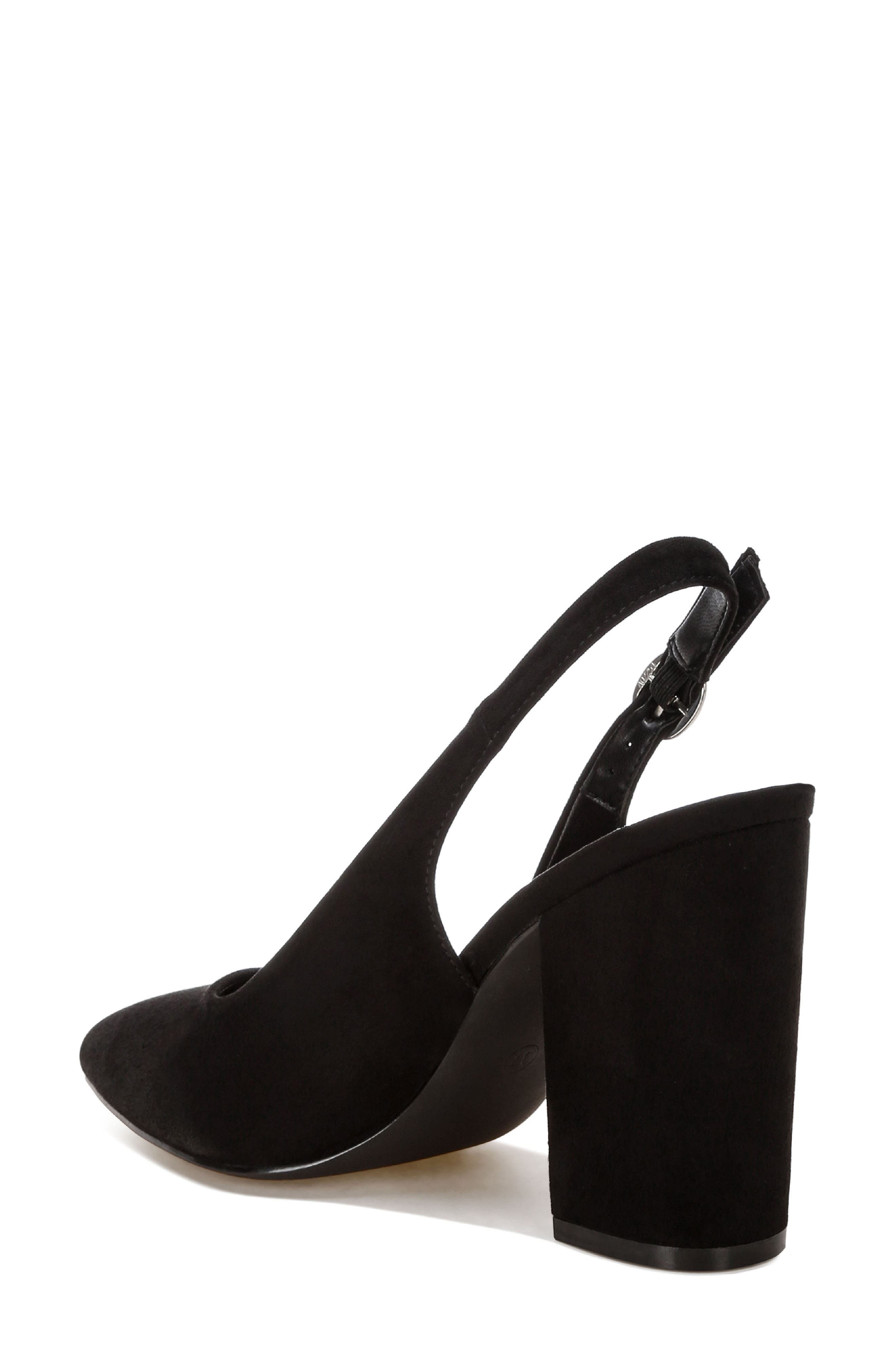 Omaga Slingback Pump, Alternate, color, BLACK SUEDE