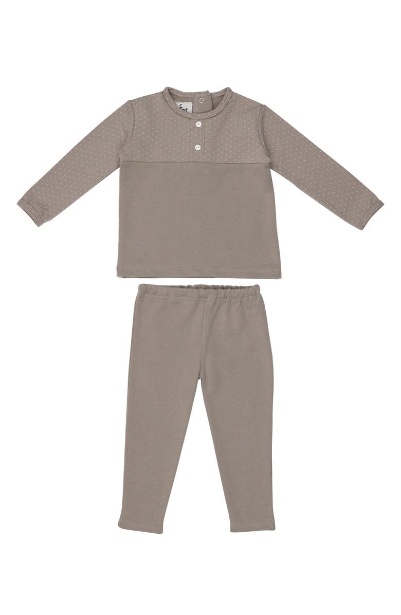 Manière Kids' Dot Long Sleeve Top & Pants Set, Main, color,