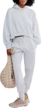 Free People FP Movement Undefeated Cotton Blend Hoodie & Jogger Set