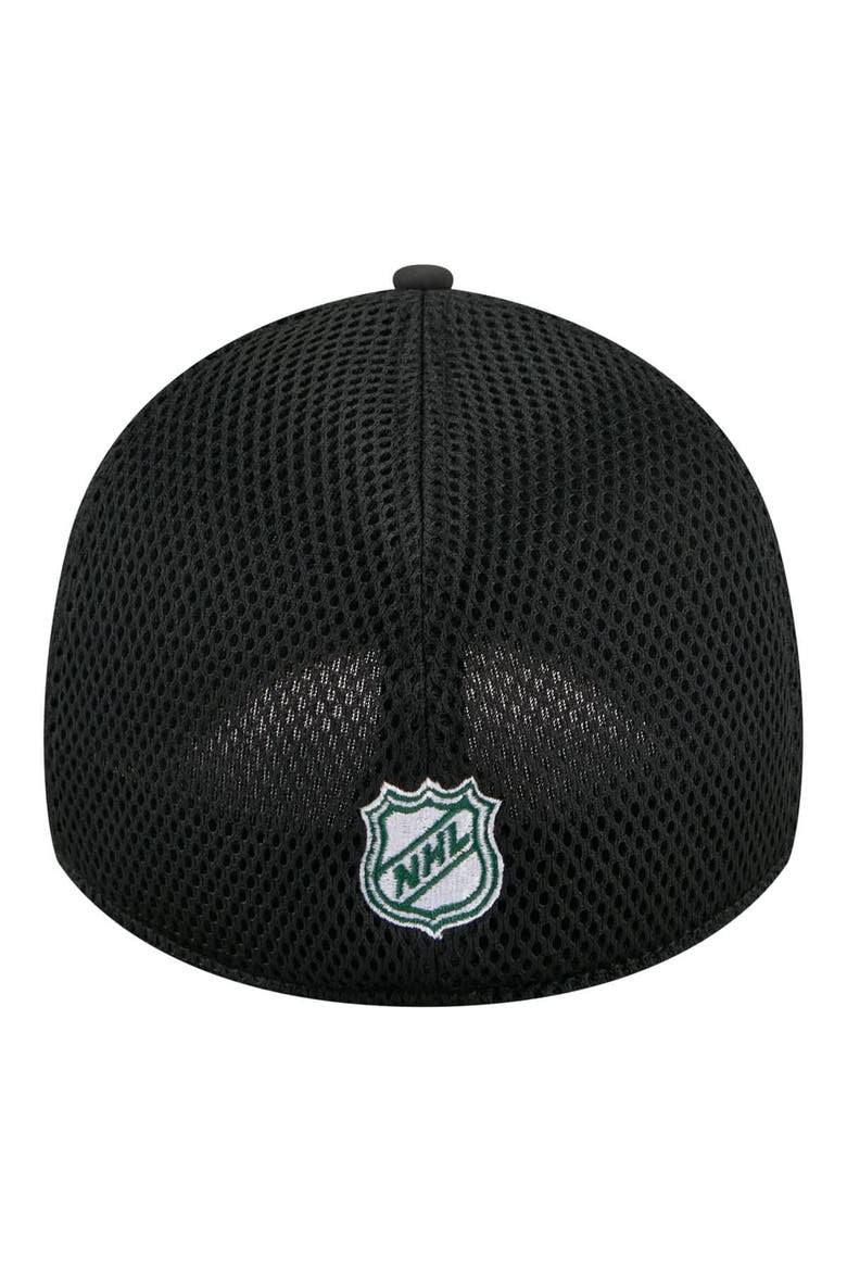 Men's New Era  Black Minnesota Wild Logo 39THIRTY Flex Hat, Alternate, color, Black