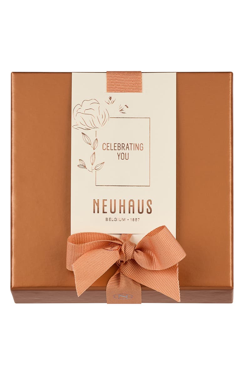 NEUHAUS Celebrating You 17-Piece Milk, Dark & White Chocolate Assortment, Main, color,