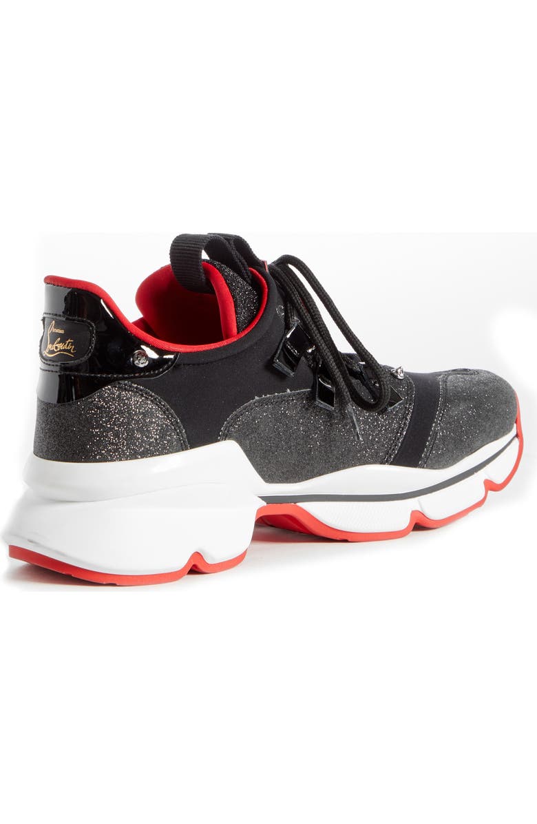Christian Louboutin Red Runner Sneaker, Alternate, color,