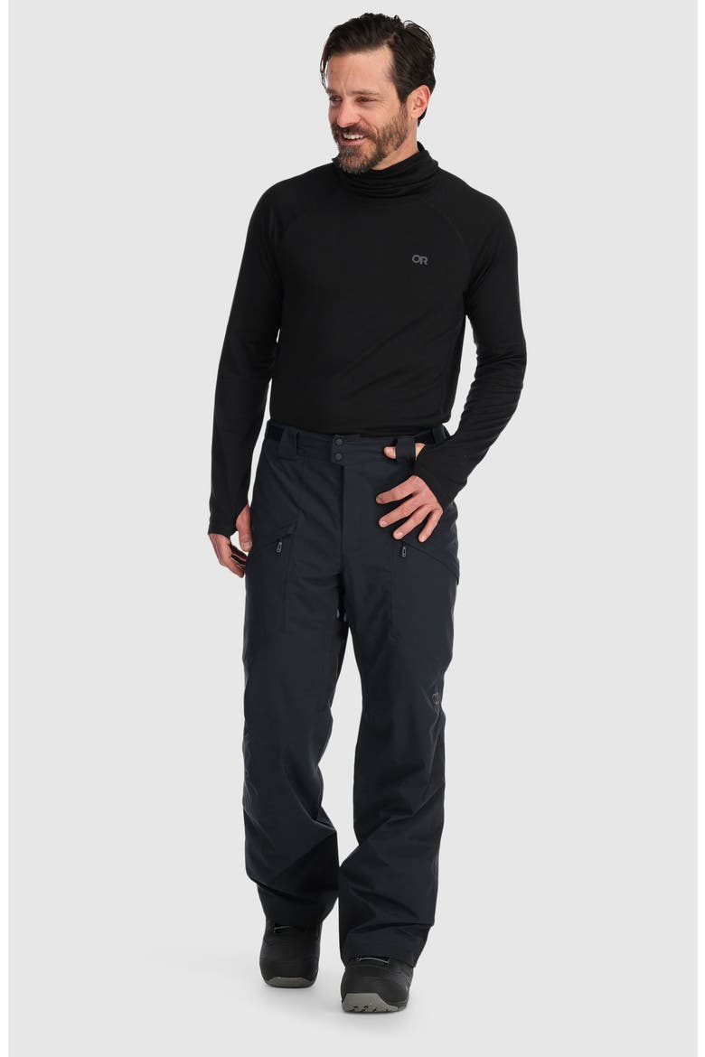 Snowcrew Snow Pants, Alternate, color, BLACK