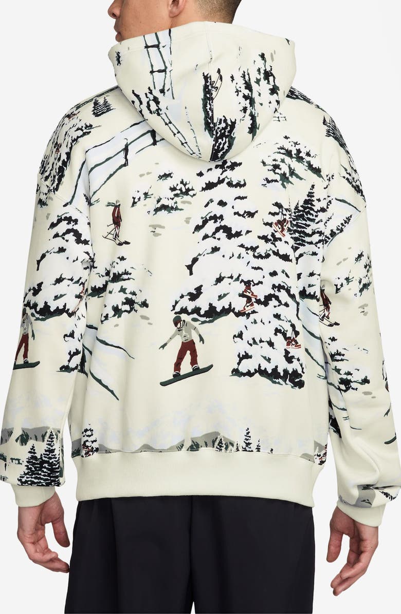 Jordan Brooklyn Fleece Holiday Hoodie, Alternate, color, Sail