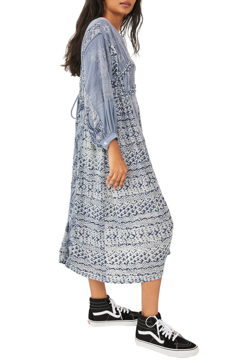 Free People Oh My Mix Print Long Sleeve Maxi Dress, Alternate, color, 