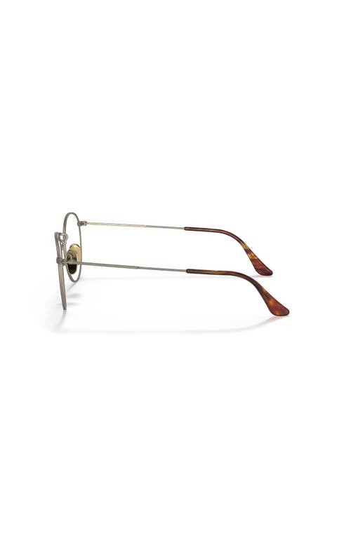 Ray Ban Ray-ban 50mm Square Optical Glasses In Gray