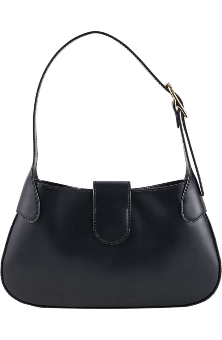 SANDRO Janet bag in certified leather, Alternate, color, Black