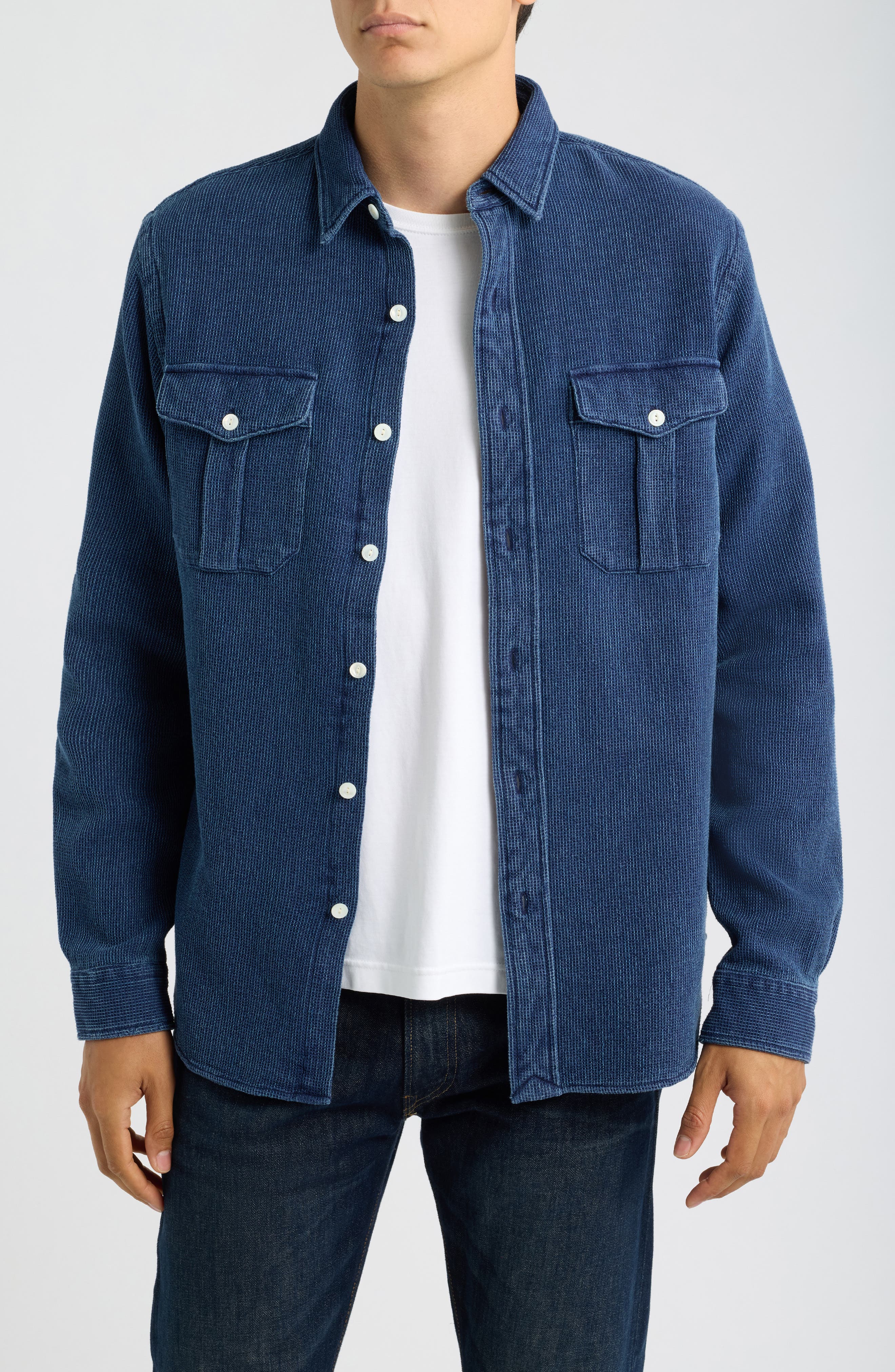 selected 7298 INDIGO WAFFLE