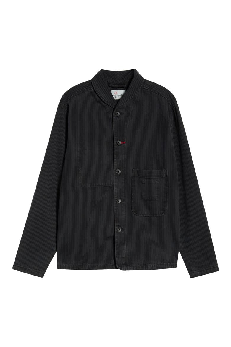 Shepherds Indigo Hickory Stripe Shirt, Alternate, color, OBSIDIAN WASH