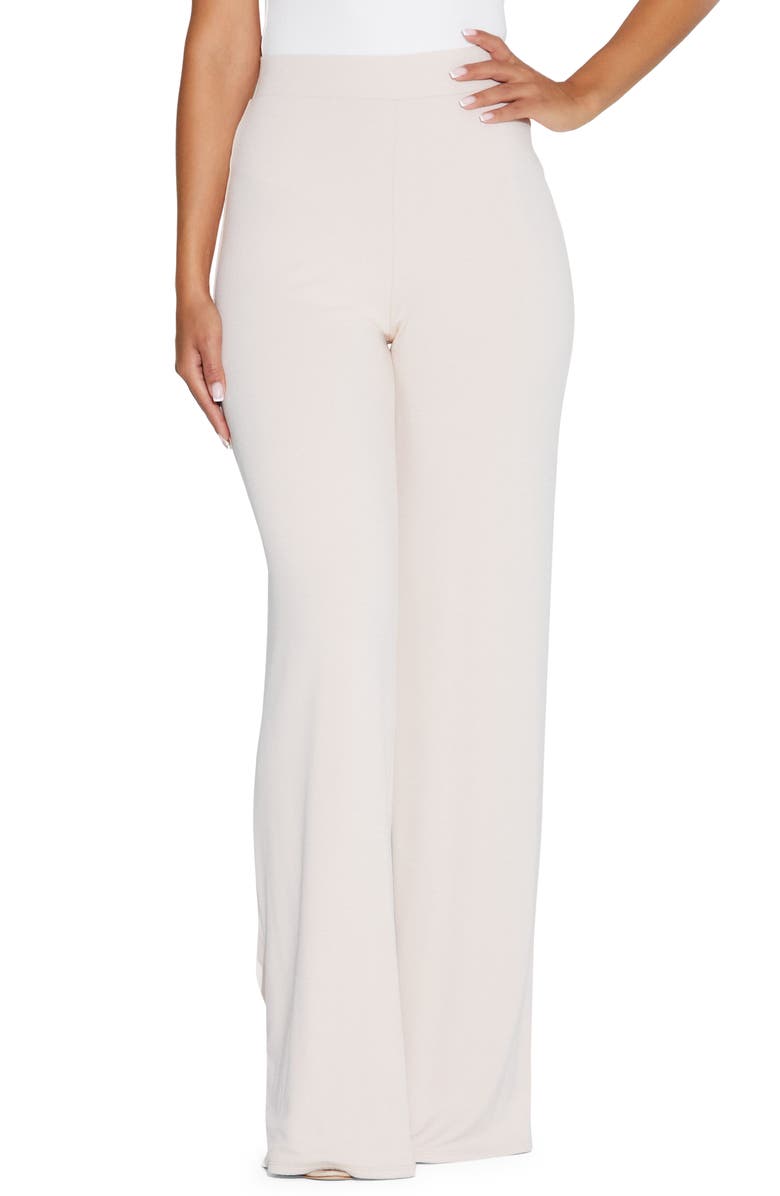 Naked Wardrobe The NW High Waist Wide Leg Pants, Main, color,
