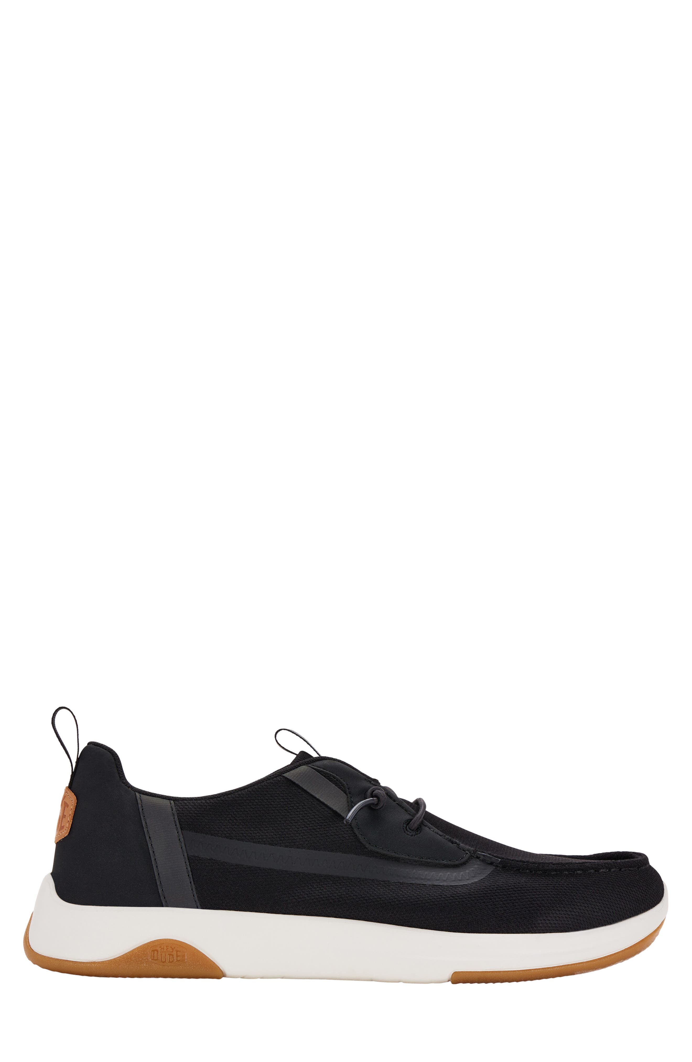 Hey Dude Wally Drift Slip-On Sneaker, Alternate, color, Black/ White