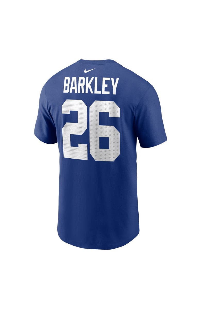 Nike Men's Nike Saquon Barkley Royal New York Giants Player Name & Number T-Shirt, Alternate, color, 