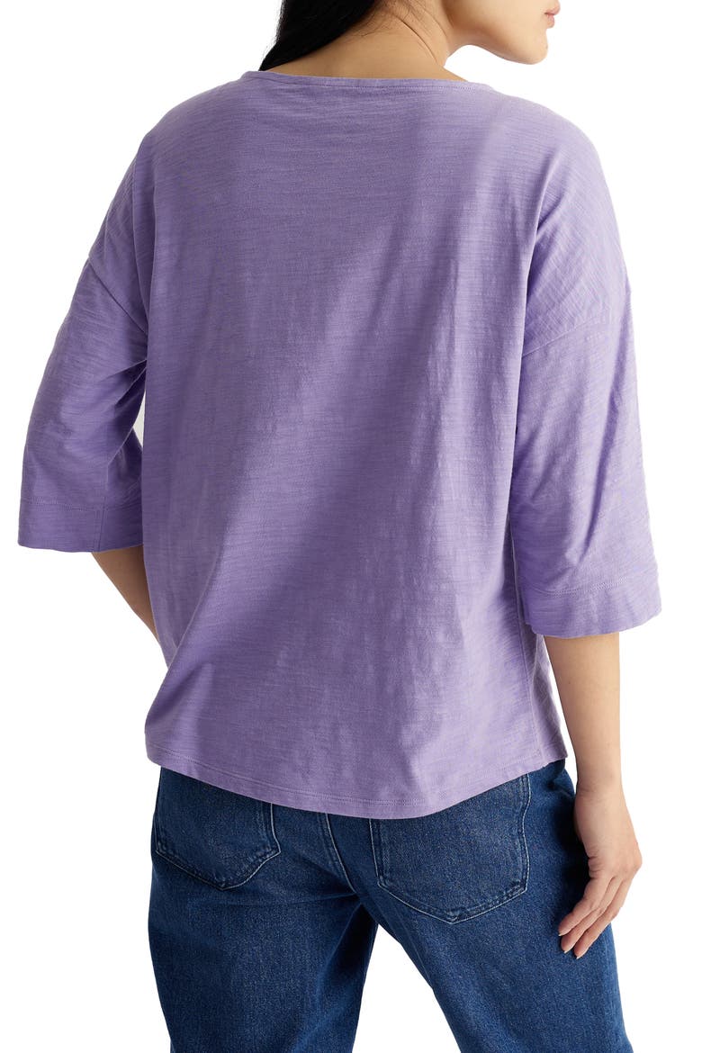 Tremayne Quay Organic Cotton Top, Alternate, color, BELLFLOWER
