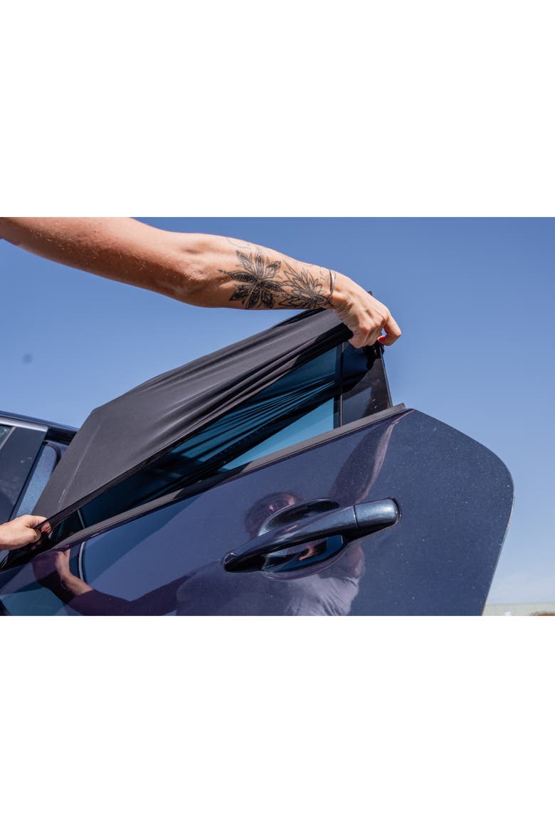 Car Sun Shade Socks, Alternate, color, Black