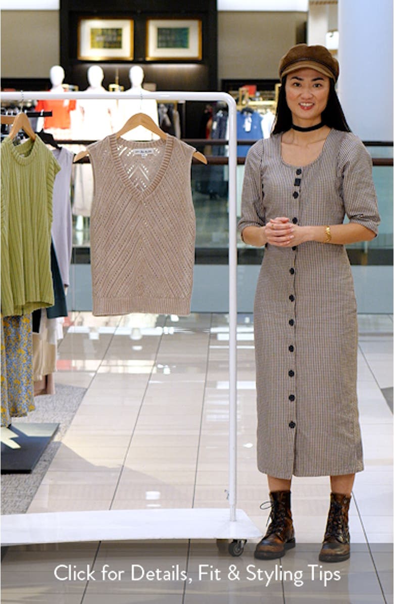 Open Stitch Sweater Vest, sales video thumbnail