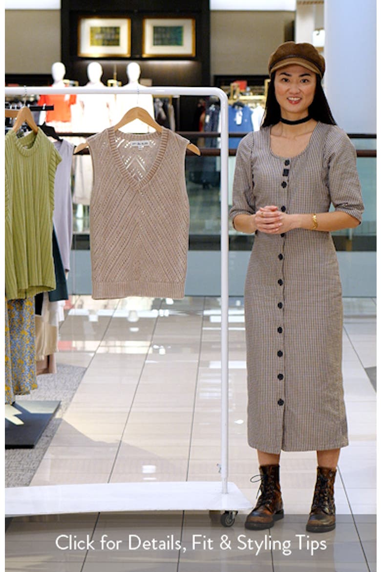 Open Stitch Sweater Vest video