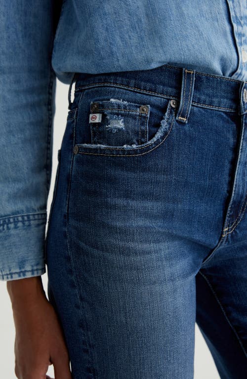 Ag Brinley Mid Rise Straight Crop Jeans In 7 Years La Jolla