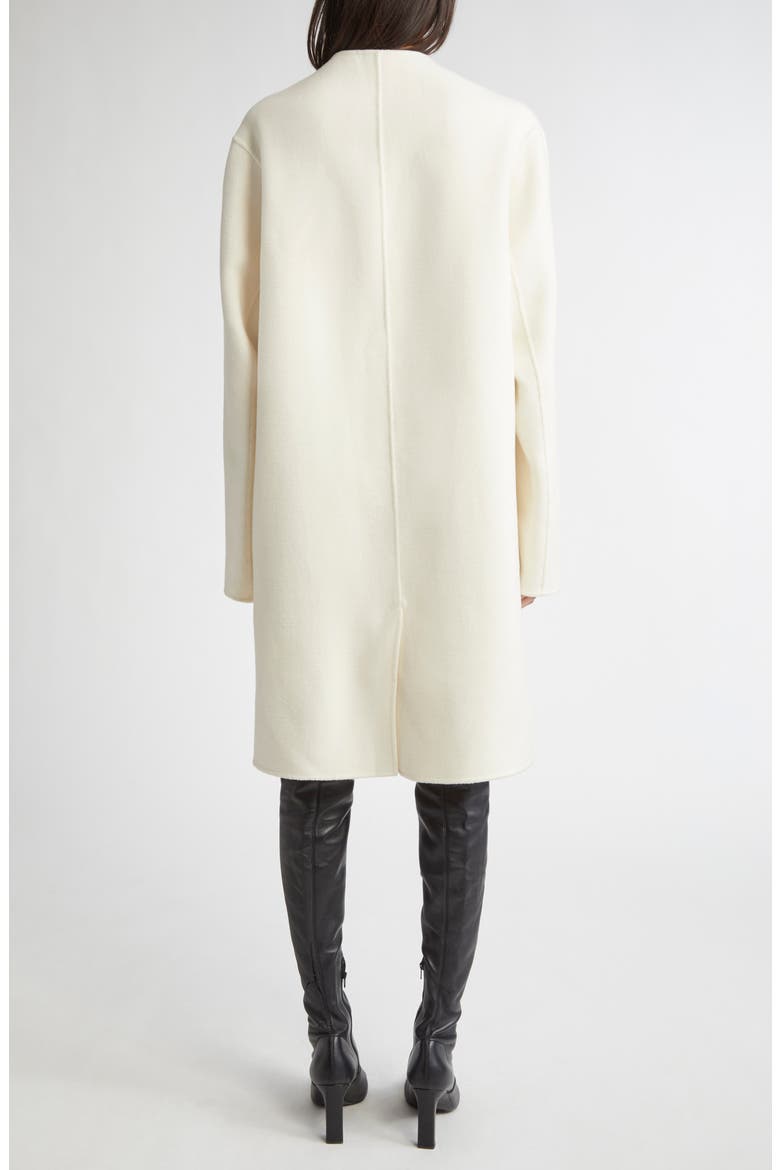 Cowl Neck Long Sleeve Double Face Wool Dress, Alternate, color, WINTER WHITE