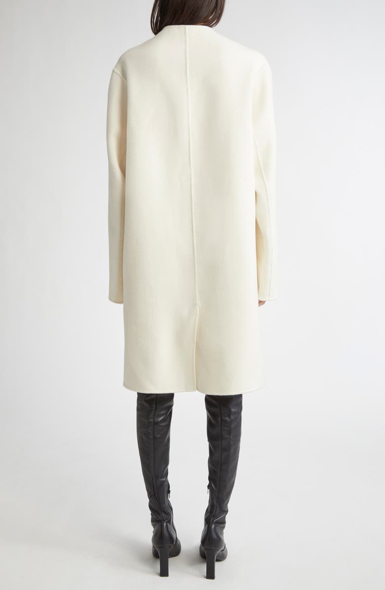 TOTEME Cowl Neck Long Sleeve Double Face Wool Dress, Alternate, color,