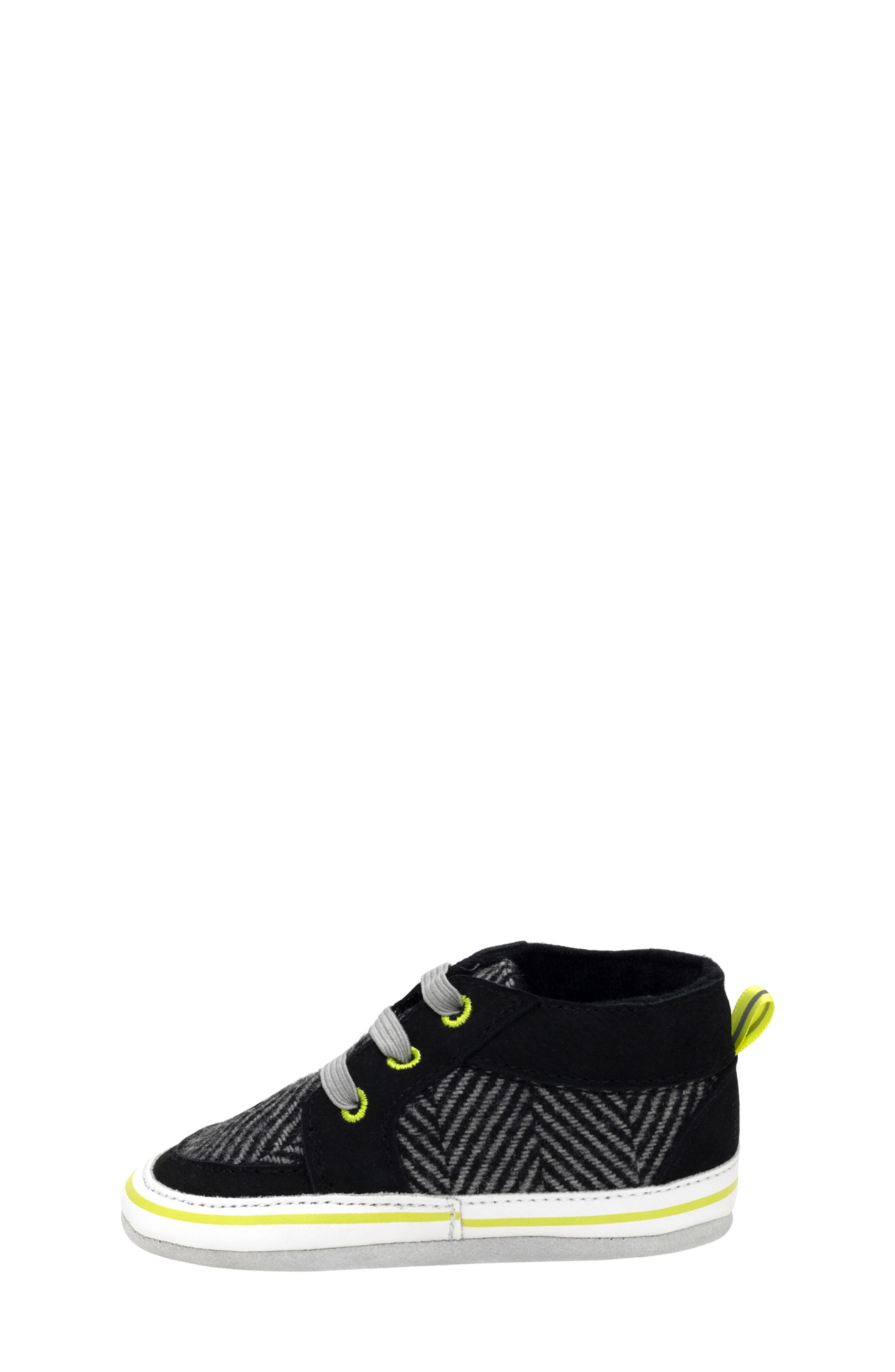 Kids' Julian Leather Sneaker, Alternate, color, BLACK