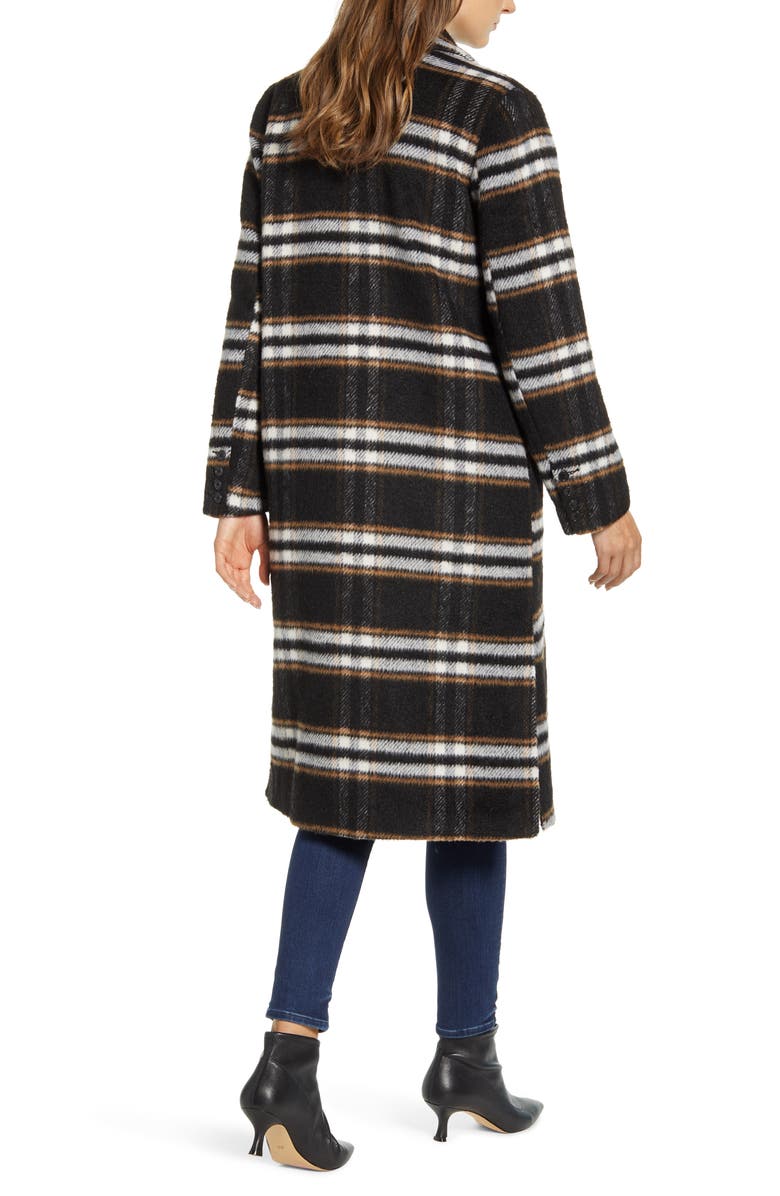 Bernardo Leopard Print Coat, Alternate, color,