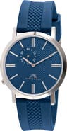 PORSAMO BLEU Bennett Silicone Strap Watch, 40mm