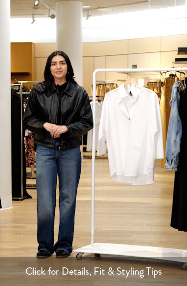 Three-Quarter Sleeve Popover Top, sales video thumbnail