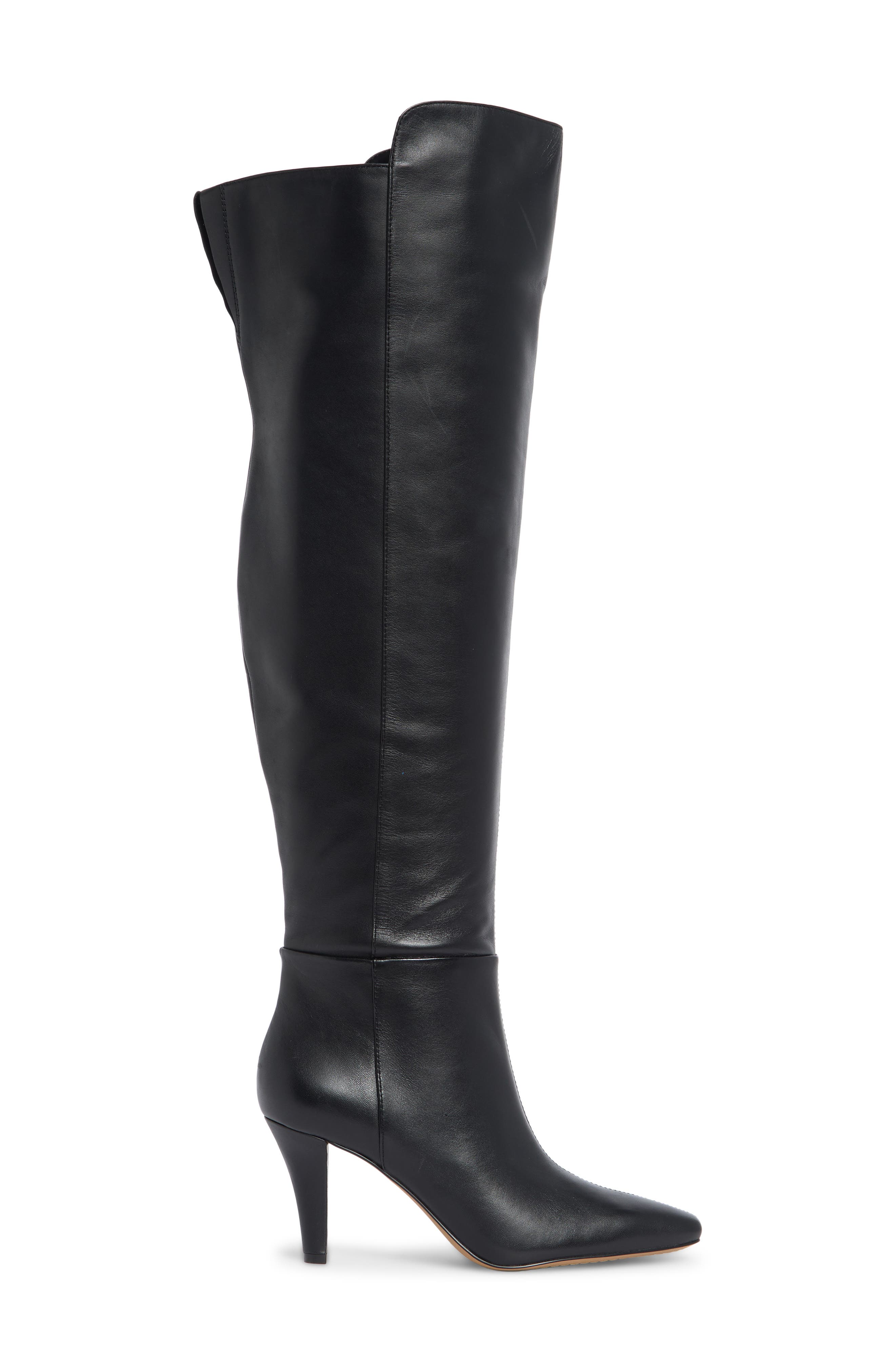 Sabella Over the Knee Boot, Alternate, color, BLACK