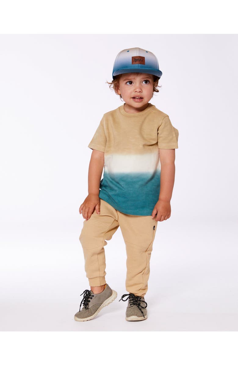 Deux par Deux Little Boy's Jogger Sweatpants Beige, Alternate, color,